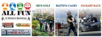 Enjoy 50% off Triple Fun Package at All Fun Recreation Park in Victoria! Includes Mini-Golf, Go-Karts and Batting Cages, only $10.00! ?>
