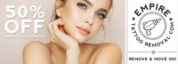 Save 50% at Empire Laser Tattoo Removal in Nanaimo. Remove and Move on. ?>