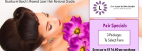 Up to 31% off on Laser Hair Removal Pkgs with Lisse Laser & Skin Studio in QUALICUM BEACH! ?>